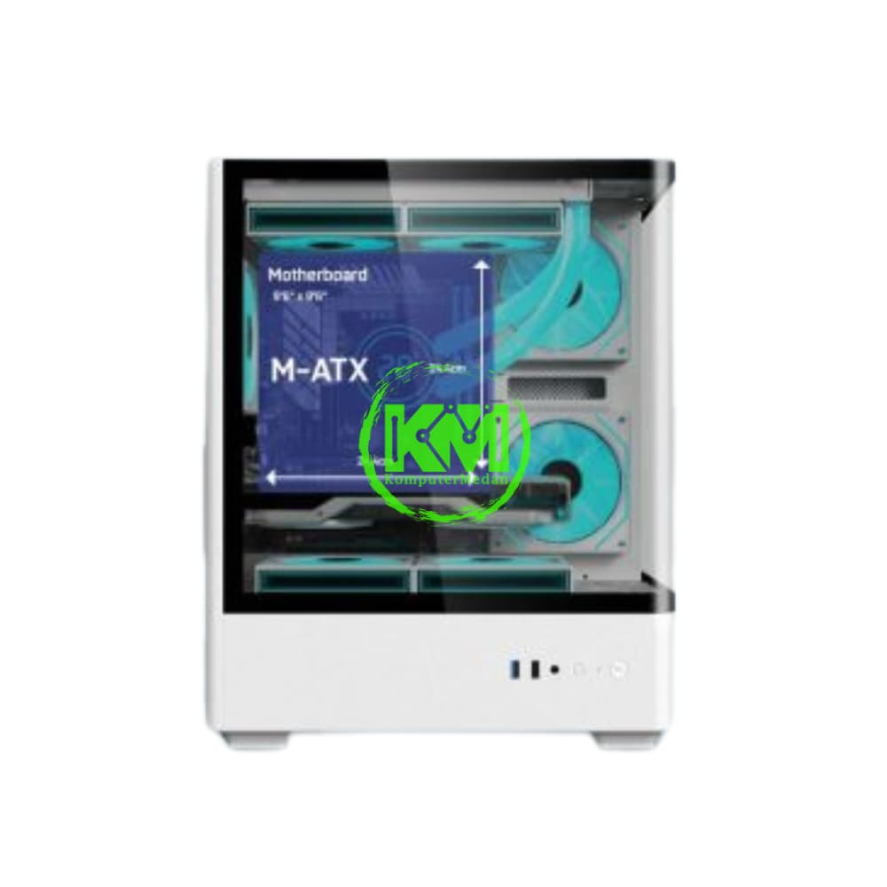 ENLIGHT A3 WHITE GAMING CASING - Image 4