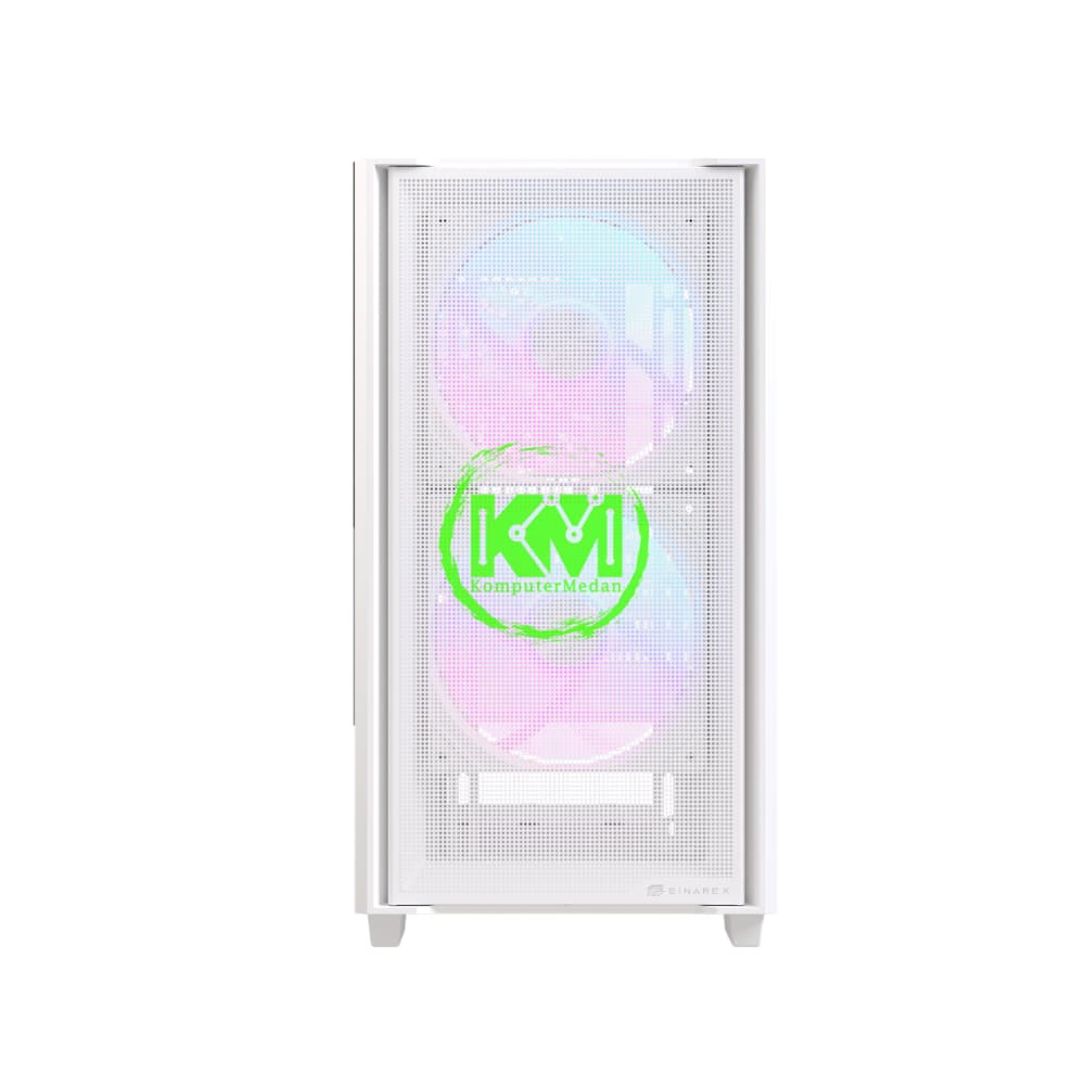 EINAREX PULSE PM150 RGB WHITE GAMING CASING - Image 3