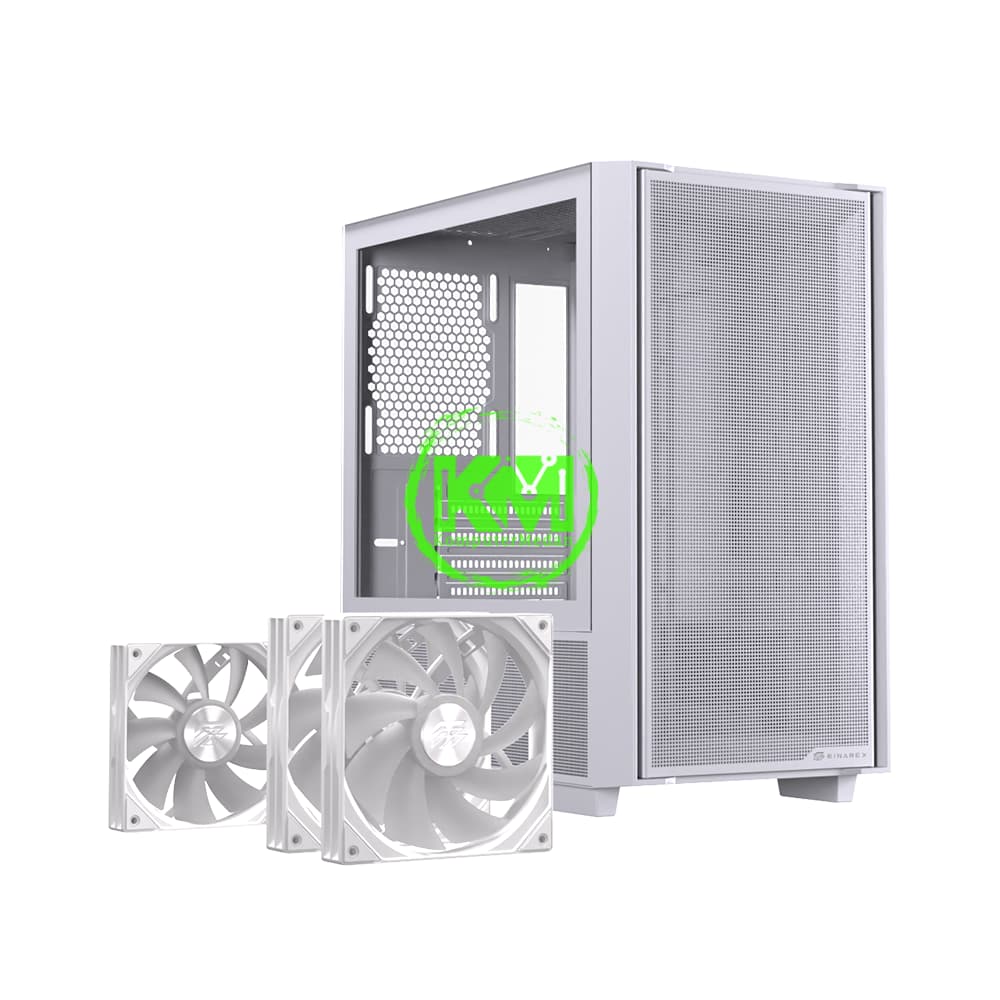 EINAREX PULSE PM150 RGB WHITE GAMING CASING