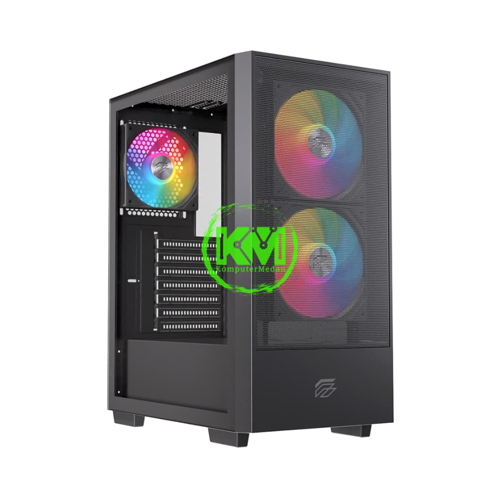 EINAREX P100 BLACK +FAN GAMING CASING - Image 2