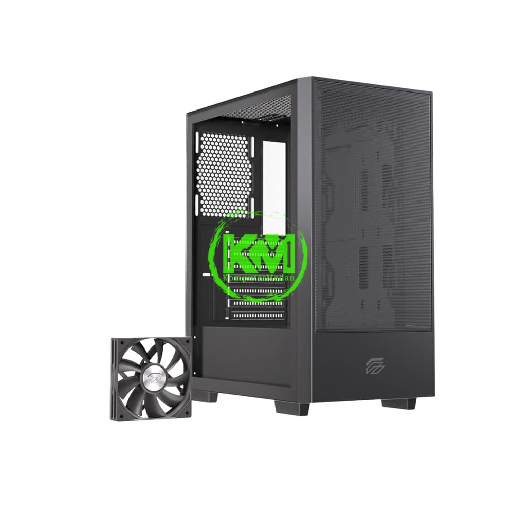 EINAREX P100 BLACK +FAN GAMING CASING