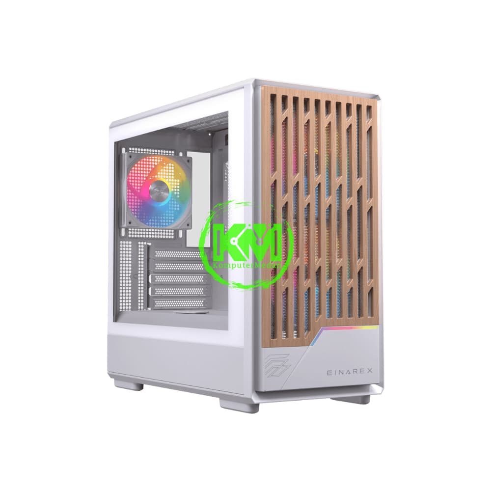 EINAREX PM400 WHITE +FAN GAMING CASING - Image 2