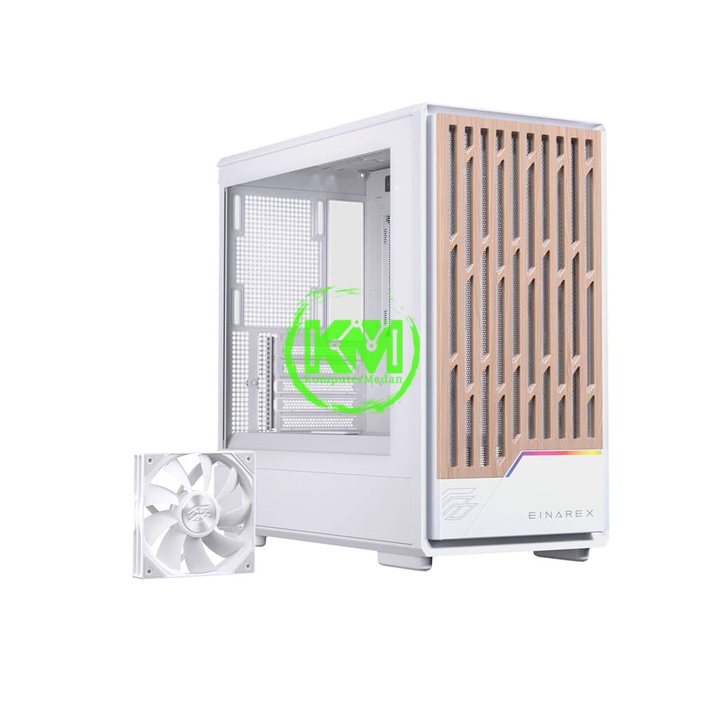 EINAREX PM400 WHITE +FAN GAMING CASING