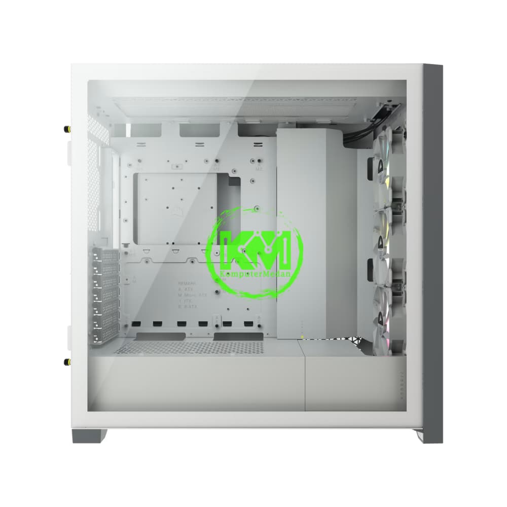 CORSAIR ICUE 5000X RGB WHITE CASING - Image 2
