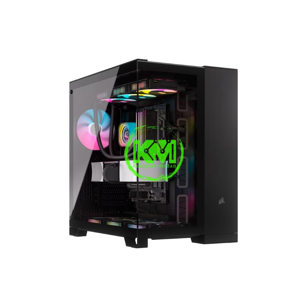 CORSAIR 6500X TG ARGB BLACK WHITE CASING - Image 2