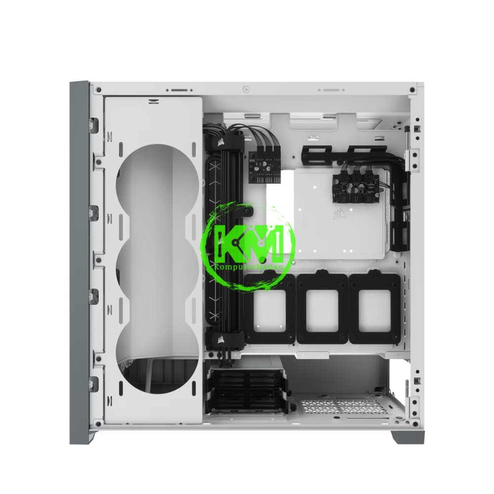 CORSAIR ICUE 5000X RGB WHITE CASING - Image 3
