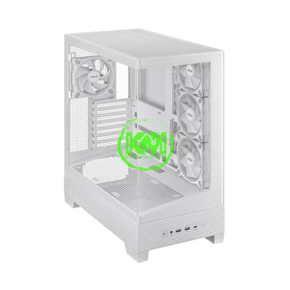 ASUS A31 PLUS TG ARGB WHITE GAMING CASING - Image 3