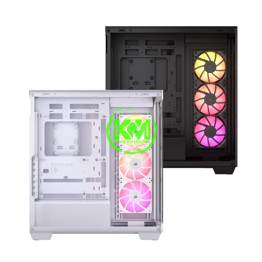 CORSAIR 3500X TG ARGB BLACK WHITE - Image 3