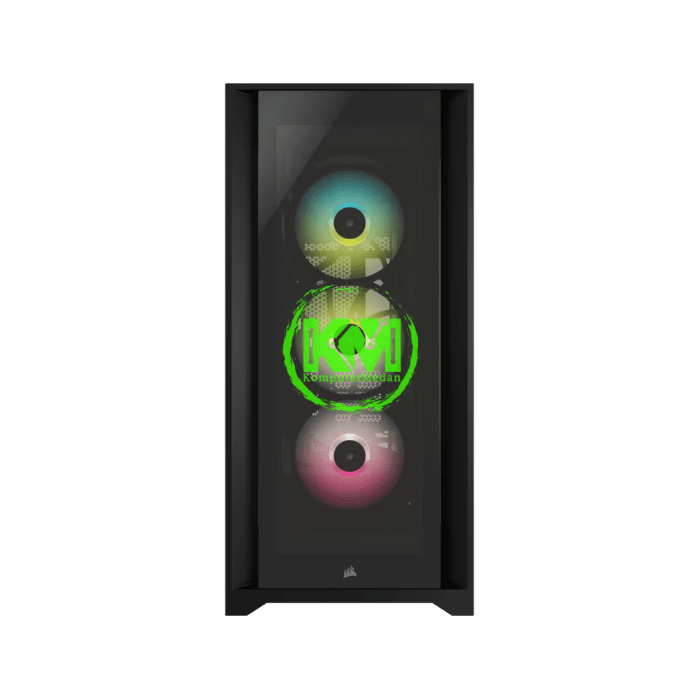 COSRAIR ICUE 5000X RGB BLACK CASING - Image 2