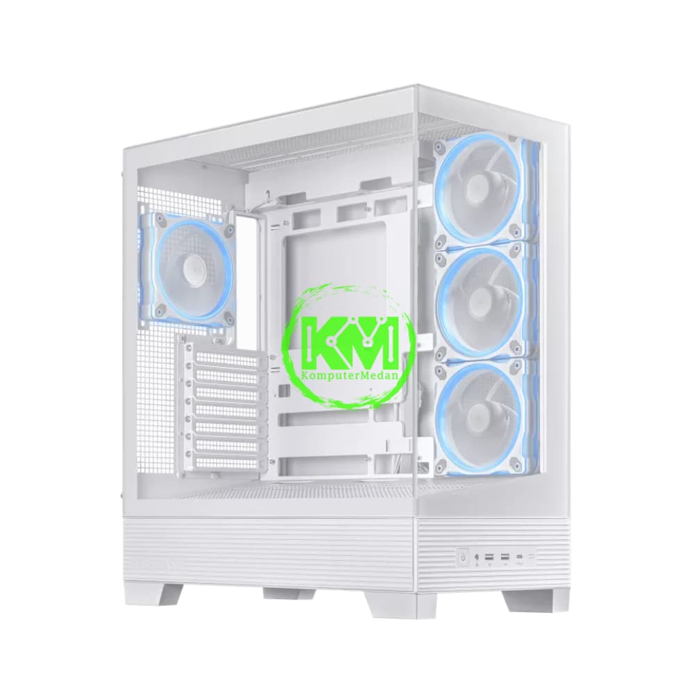 ASUS A31 PLUS TG ARGB WHITE GAMING CASING - Image 2