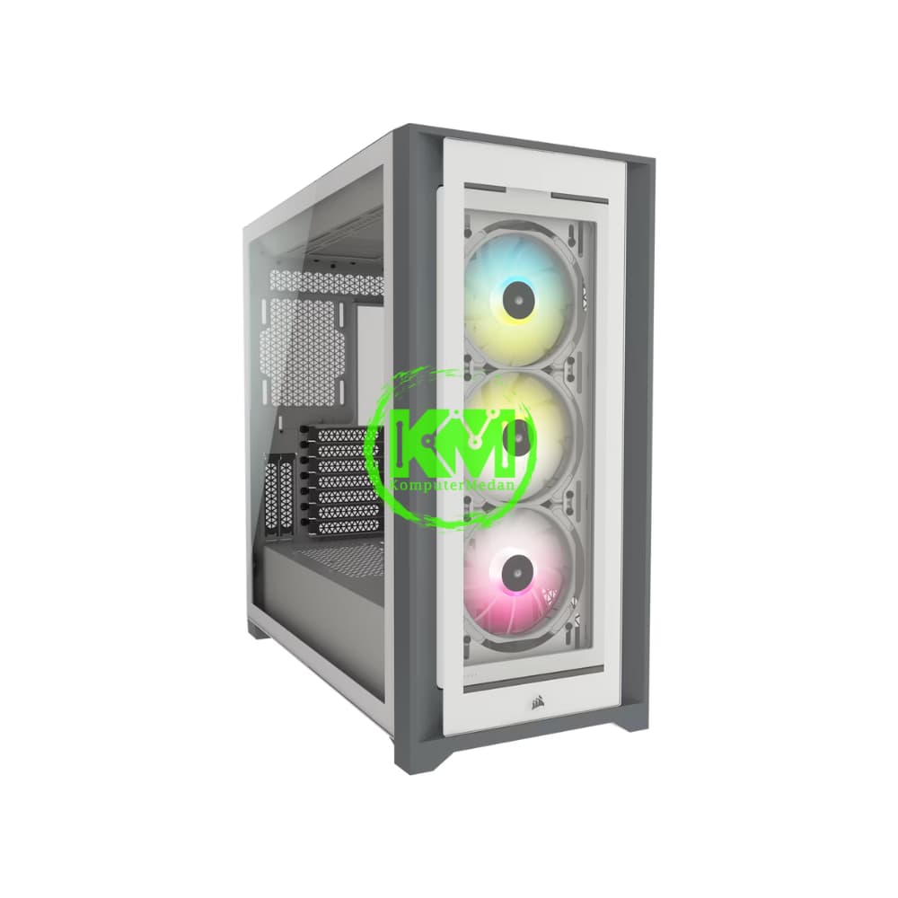 CORSAIR ICUE 5000X RGB WHITE CASING