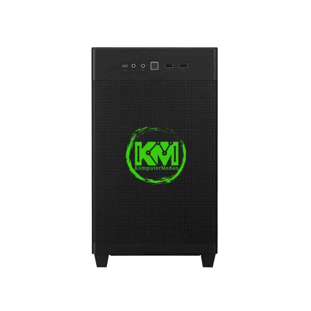 ASUS PRIME AP201 BLACK TG GAMING CASING - Image 1