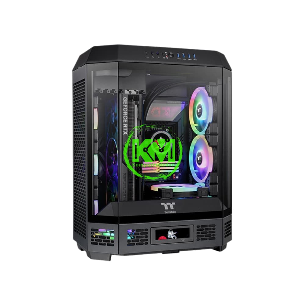 THERMALTAKE THER TOWER 600 BLACK GAMING CASING - Image 1
