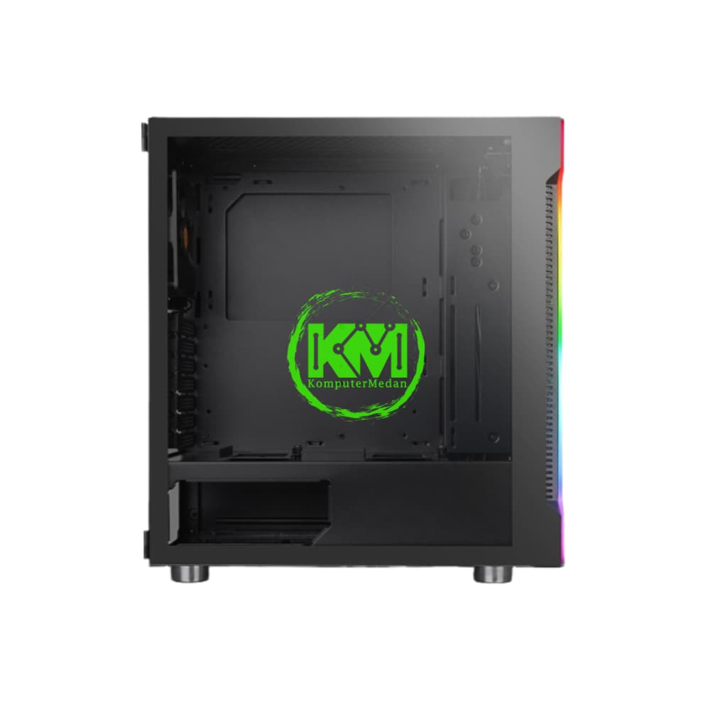 THERMALTAKE H200 TG RGB BLACK GAMING CASING - Image 3