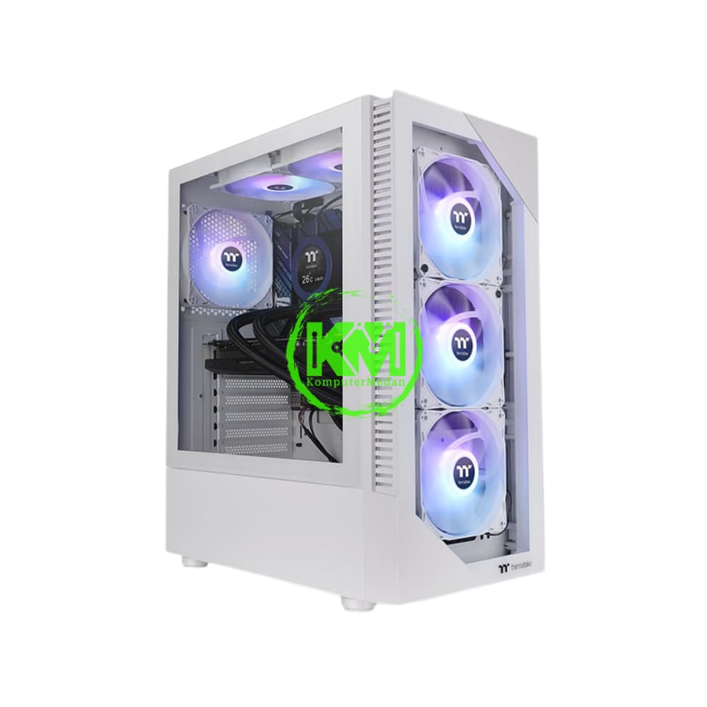 THERMALTAKE VIEW 200 TG ARGB SNOW GAMING CASING
