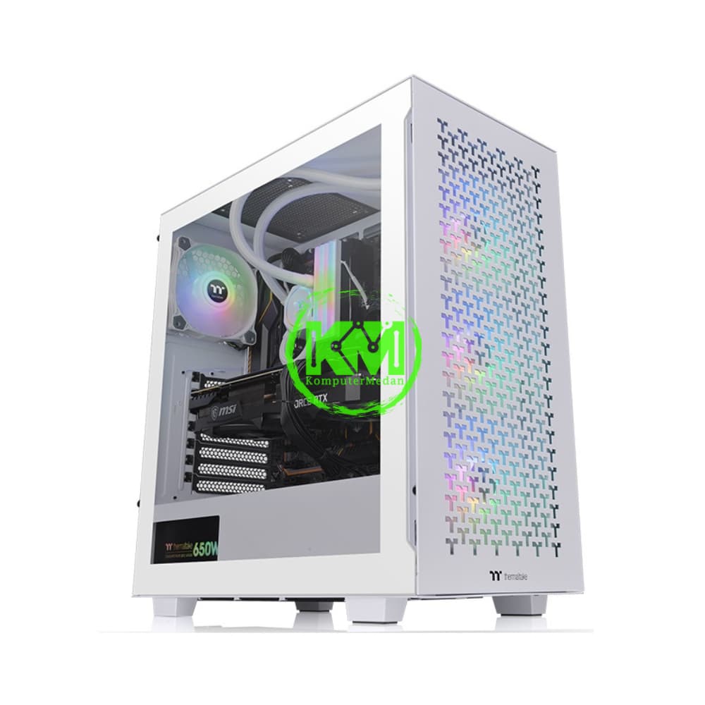 THERMALTAKE V350 TG ARGB AIR SNOW GAMING CASING - Image 1