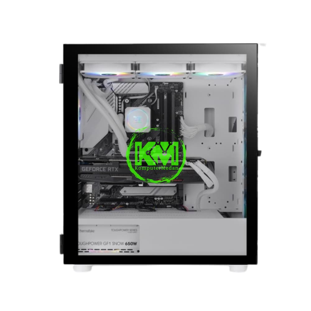THERMALTAKE H570 TG ARGB SNOW GAMING CASING - Image 3