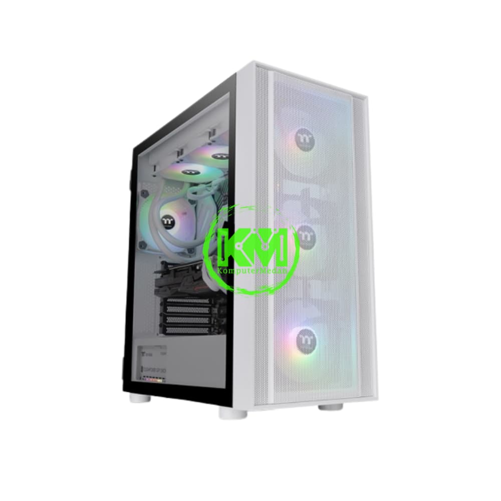 THERMALTAKE H570 TG ARGB SNOW GAMING CASING - Image 1