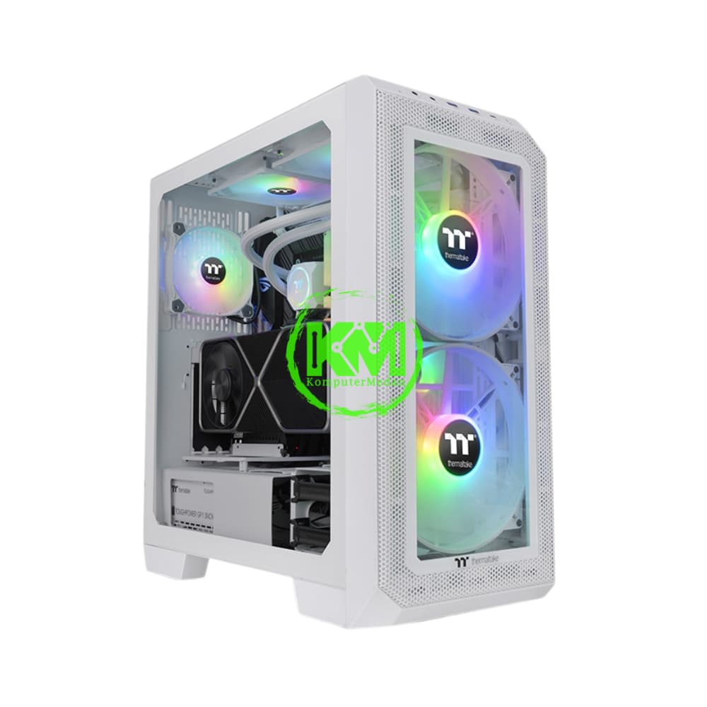 THERMALTAKE VIEW 300 MX ARGB SNOW GAMING CASING - Image 1