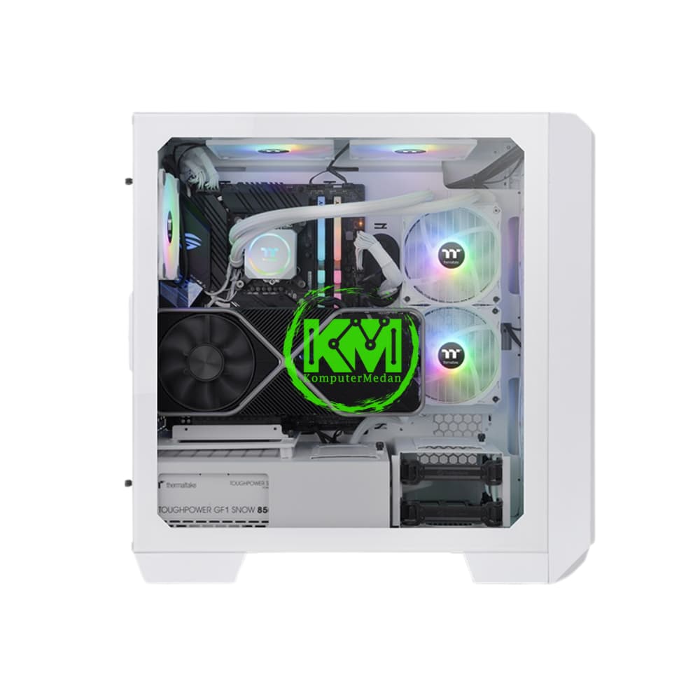 THERMALTAKE VIEW 300 MX ARGB SNOW GAMING CASING - Image 4