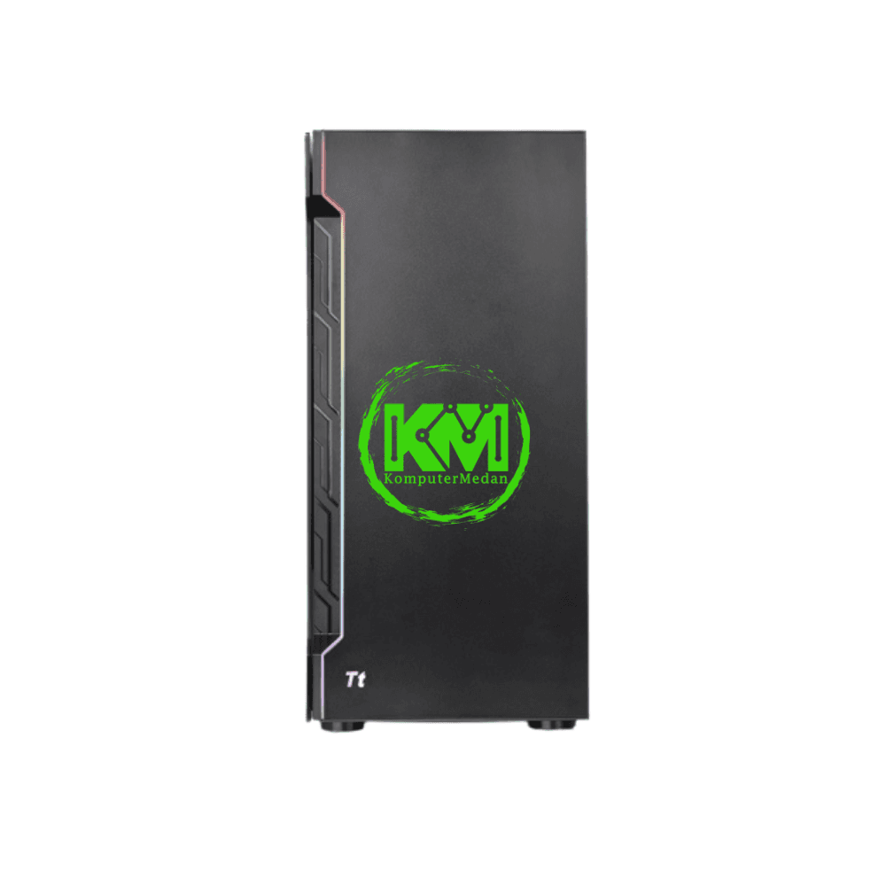 THERMALTAKE H200 TG RGB BLACK GAMING CASING - Image 2