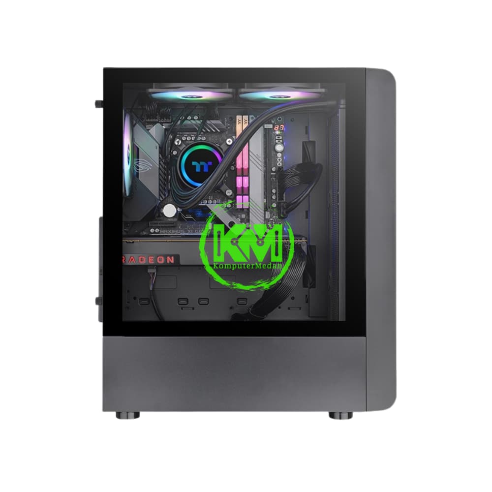 THERMALTAKE S200 TG ARGB BLACK GAMING CASING - Image 3