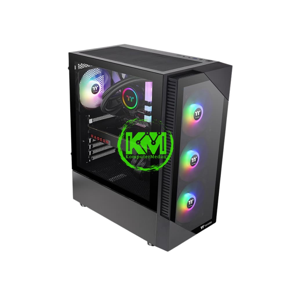 THERMALTAKE VIEW 200 TG ARGB BLACK GAMING CASING - Image 5