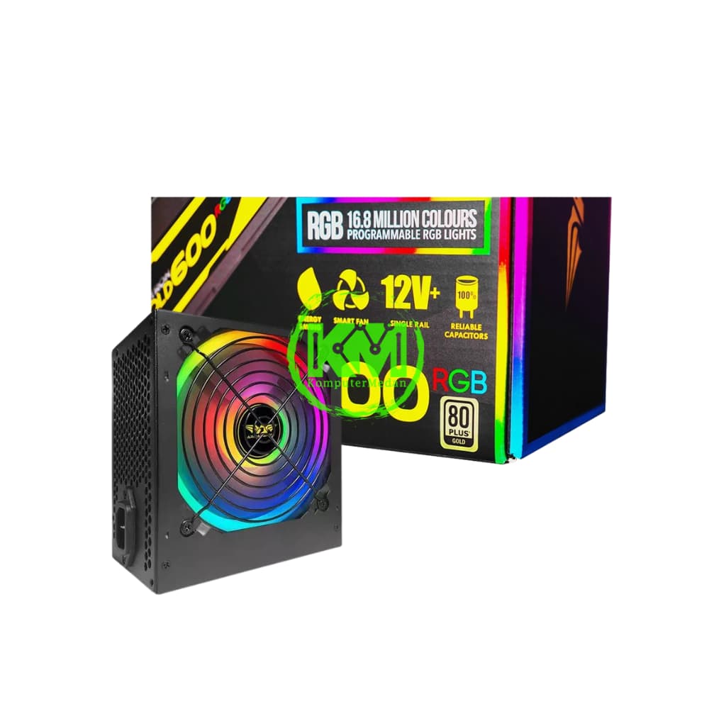 ARMAGGEDDON VOLTRON 600WATT GOLD RGB POWER SUPPLY - Image 1