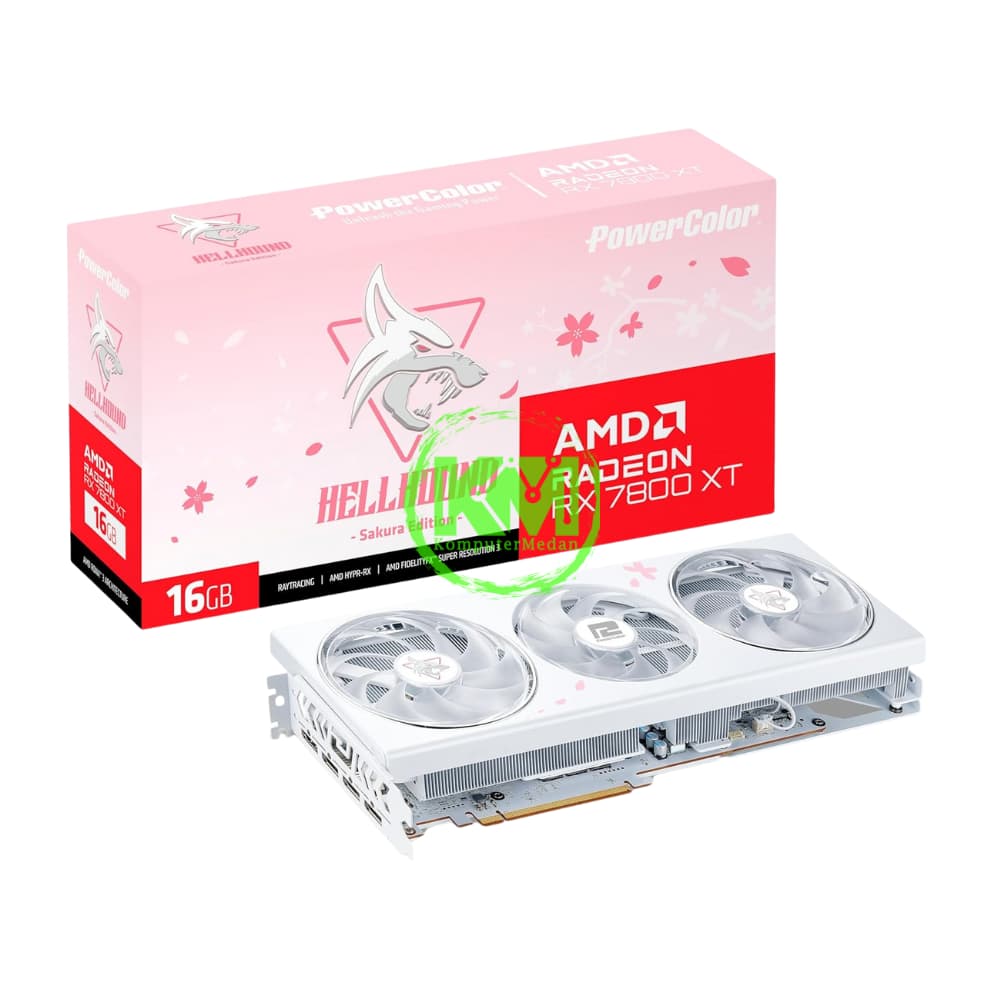 POWERCOLOR HELLHOUND SAKURA RX 7800 XT 16GB VGA (AMD)
