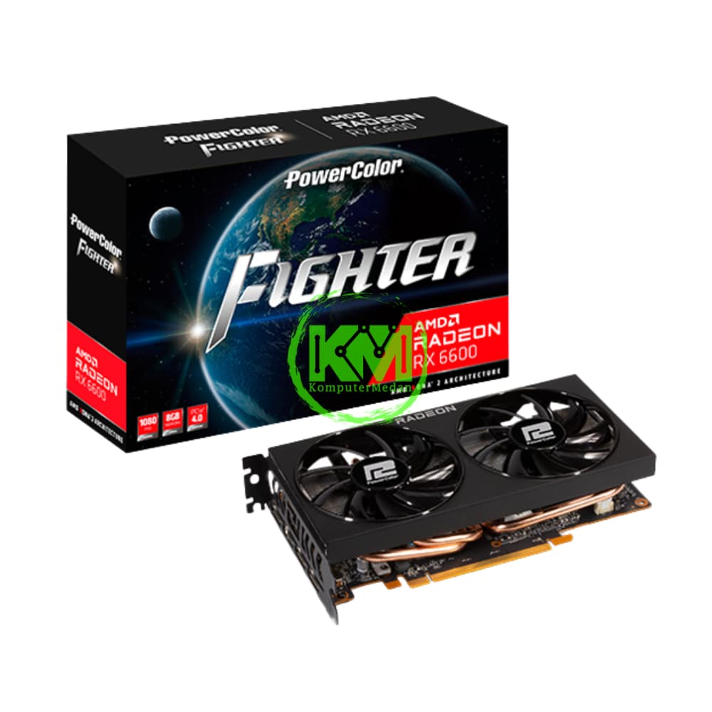POWERCOLOR FIGHTER RX 6600 8GB VGA (AMD) - Image 1