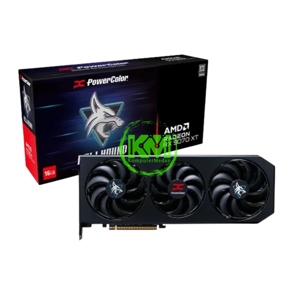 POWERCOLOR HELLHOUND RX 9070 16GB GDDR6 VGA (AMD) - Image 1