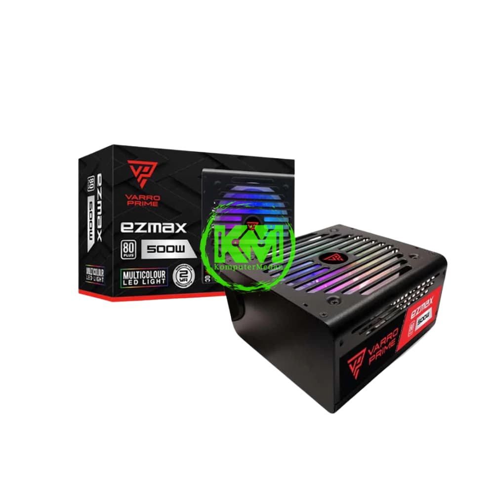 VARRO EZMAX 500W RGB GAMING POWER SUPPLY