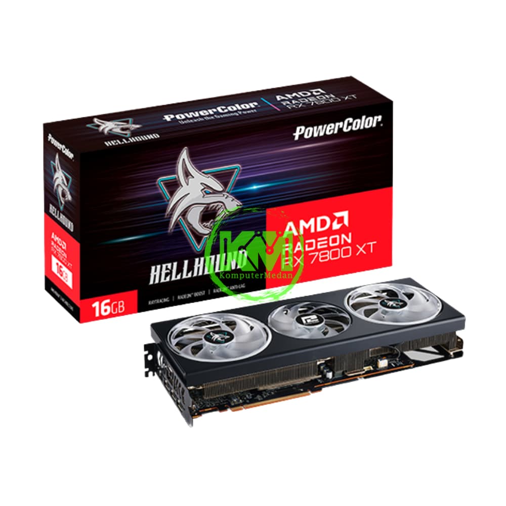 POWERCOLOR HELLHOUND RX 7800 XT 16GB VGA (AMD) - Image 1