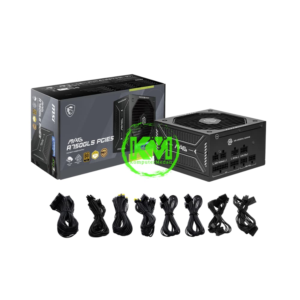 MSI MAG A750GLS 750W 80+ GOLD POWER SUPPLY - Image 5