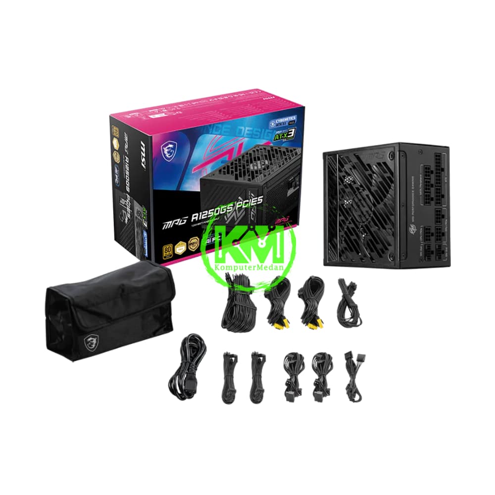 MSI MPG A1250GS 1250W 80+ GOLD POWER SUPPLY - Image 5