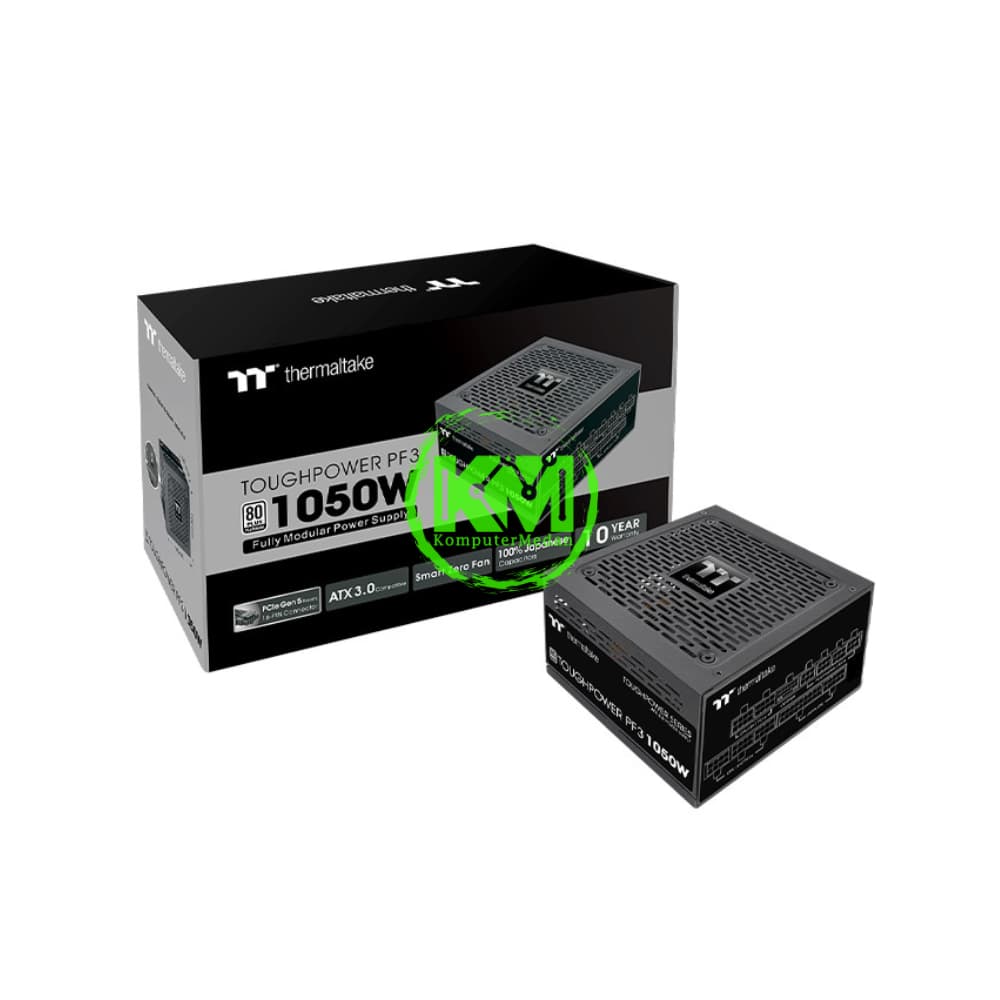 THERMALTAKE TOUGHPOWER PF3 1050W 80+ PLATINUM POWER SUPPLY - Image 1