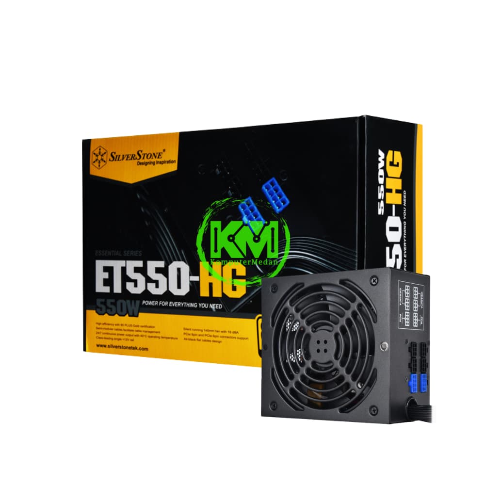 SILVERSTONE 550 WATT 80+ GOLD SST-ET550-HG POWER SUPPLY - Image 1