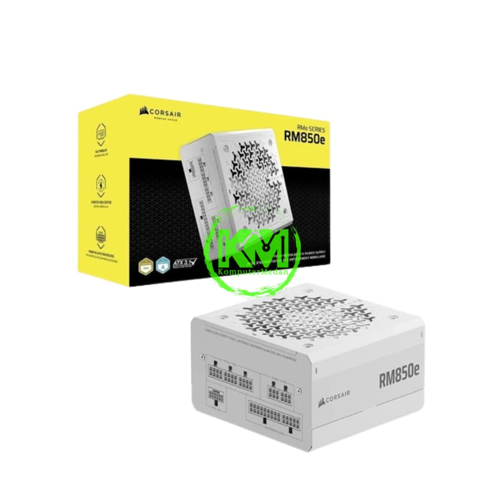 CORSAIR RM850E WHITE 80+ GOLD POWER SUPPLY