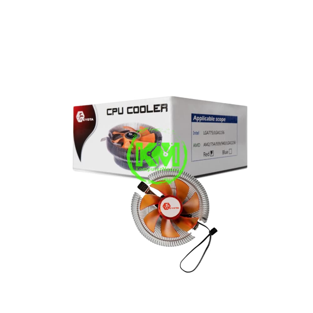 EYOTA FAN LGA COMBO 775 1155 AMD LED FAN PROCESSOR - Image 1