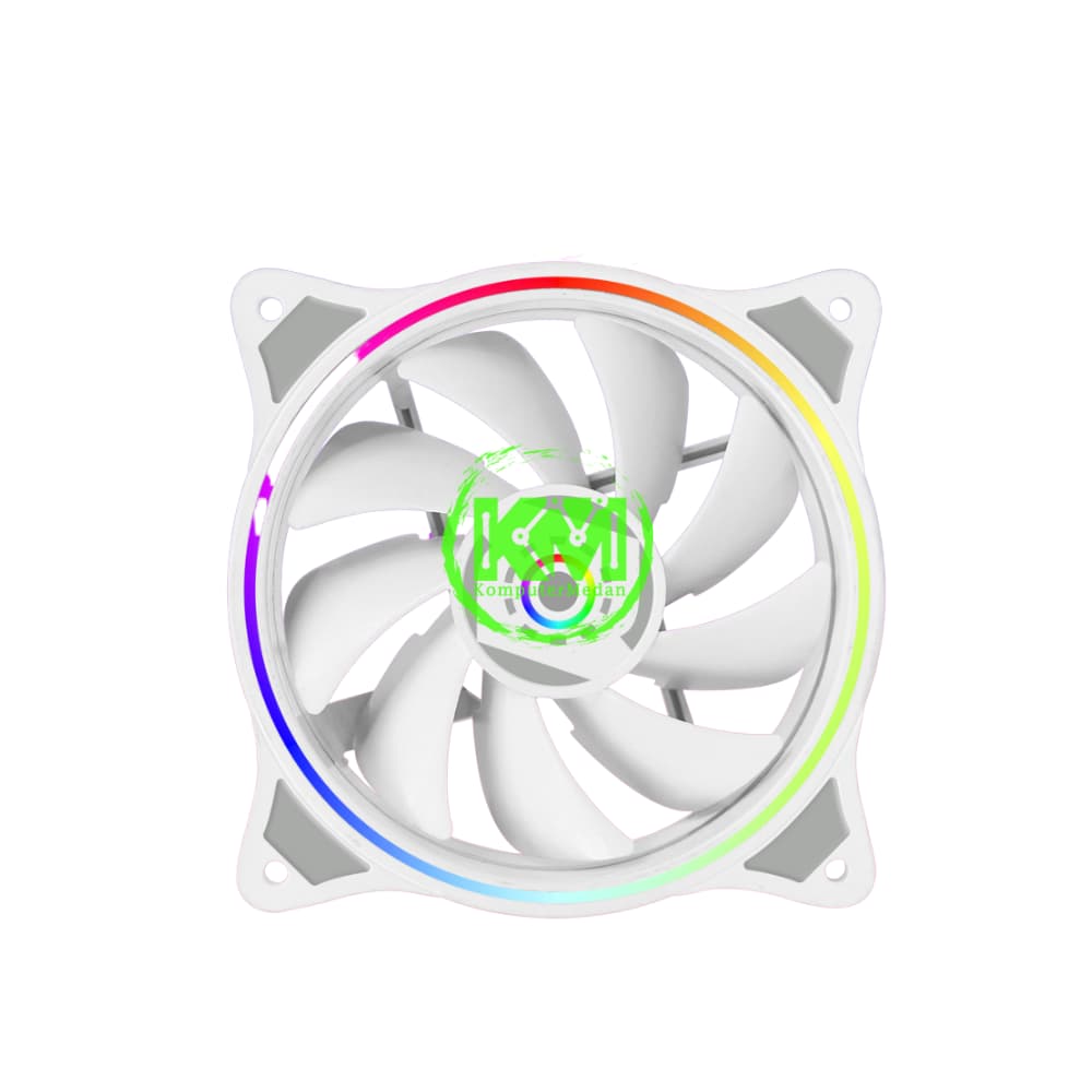 VURRION VP-120 SNOW WHITE ARGB FAN CASING - Image 2