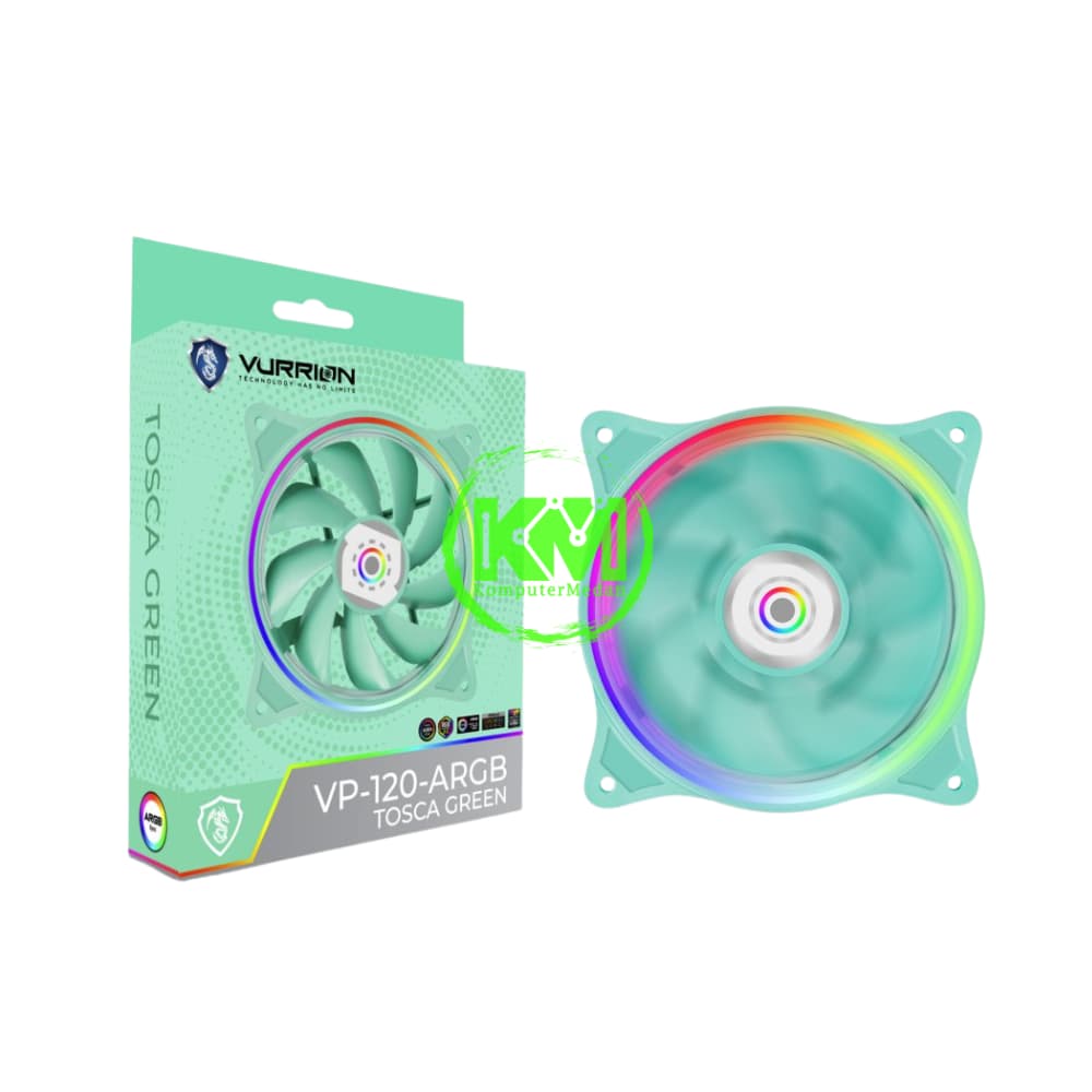 VURRION VP-120 GREENTEA ARGB FAN CASING - Image 1