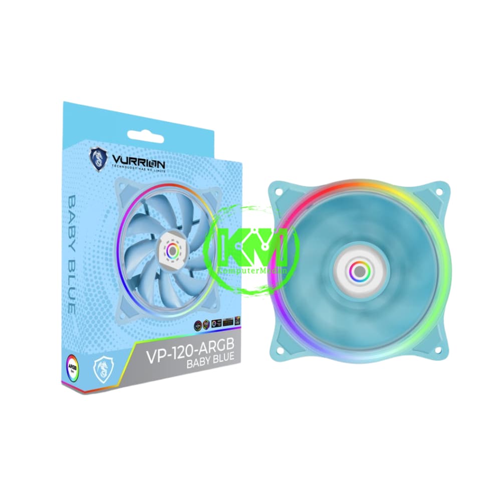 VURRION VP-120 BABU BLUE ARGB FAN CASING - Image 1