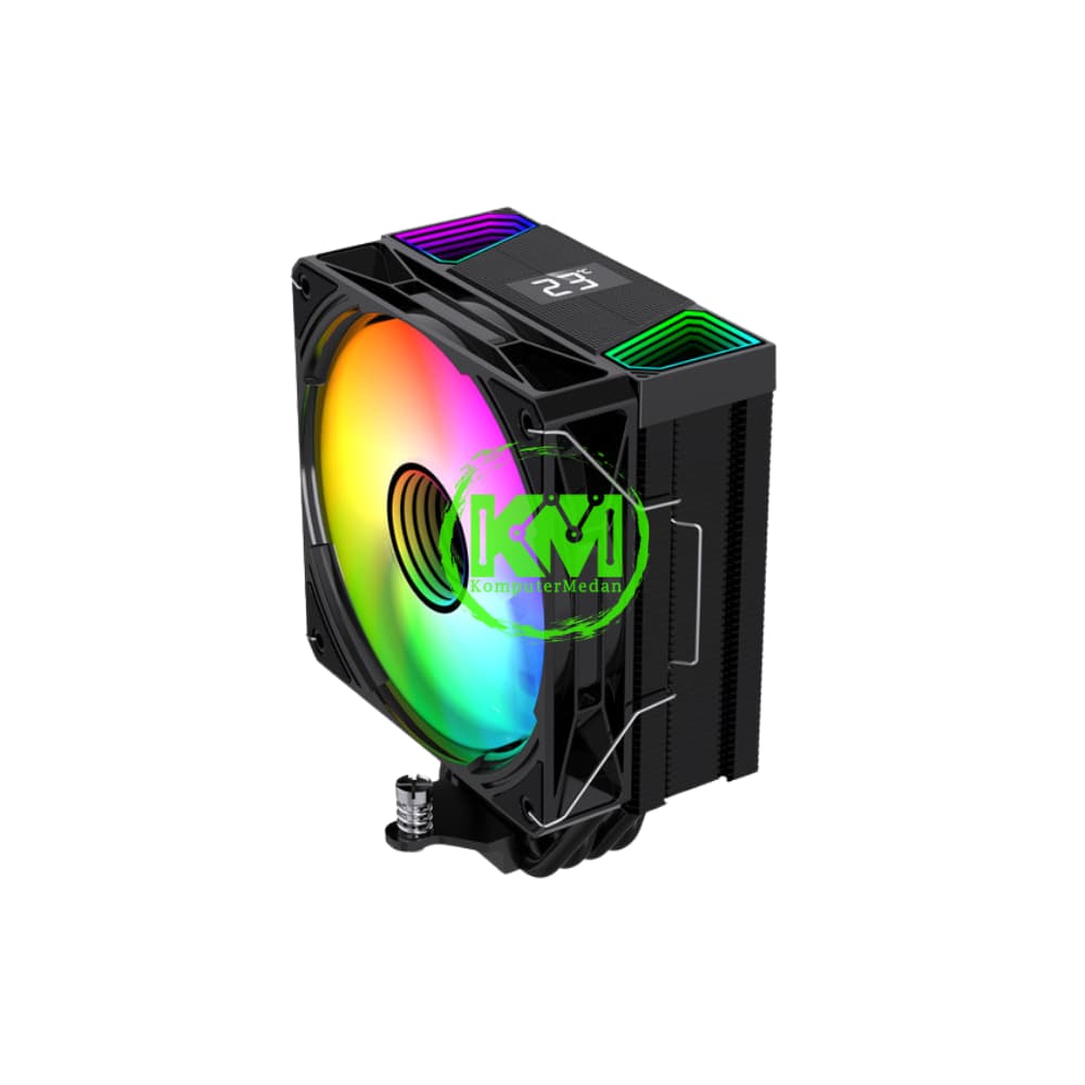 DIGITAL ALLIANCE CPU AIR COOLER KAZE 4D DIGITAL BLACK FAN PROCESSOR - Image 1