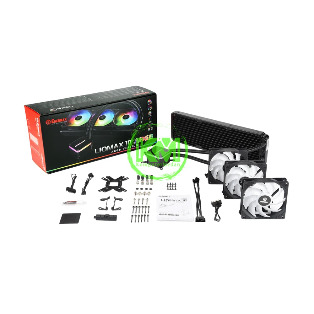 ENERMAX LIQMAX III 360 ARGB AIO BLACK FAN PROCESSOR - Image 5