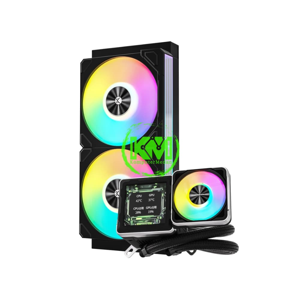 FPMAX ICECORE L240 ARGB BLACK DISPLAY LCD FAN PROCESSOR - Image 2