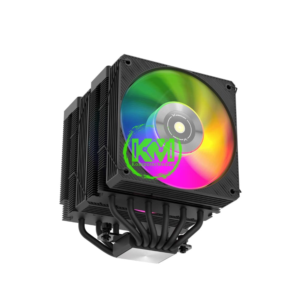 FPMAX F-650GI ARGB BLACK 2 HEATSINK 2 FAN FAN PROCESSOR