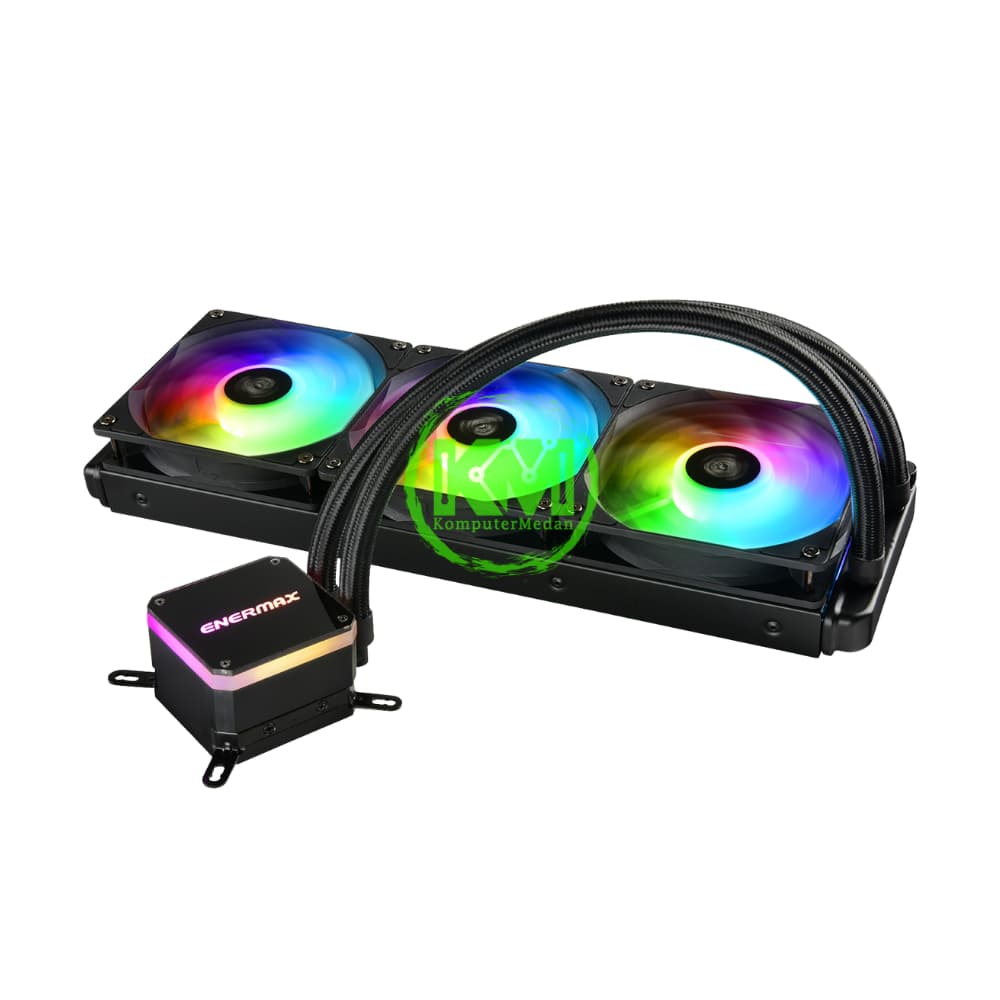 ENERMAX LIQMAX III 360 ARGB AIO BLACK FAN PROCESSOR - Image 2
