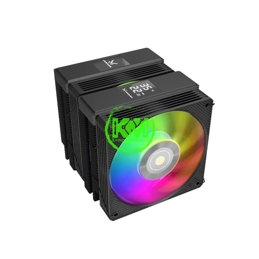 FPMAX F-650GI ARGB BLACK 2 HEATSINK 2 FAN FAN PROCESSOR - Image 2