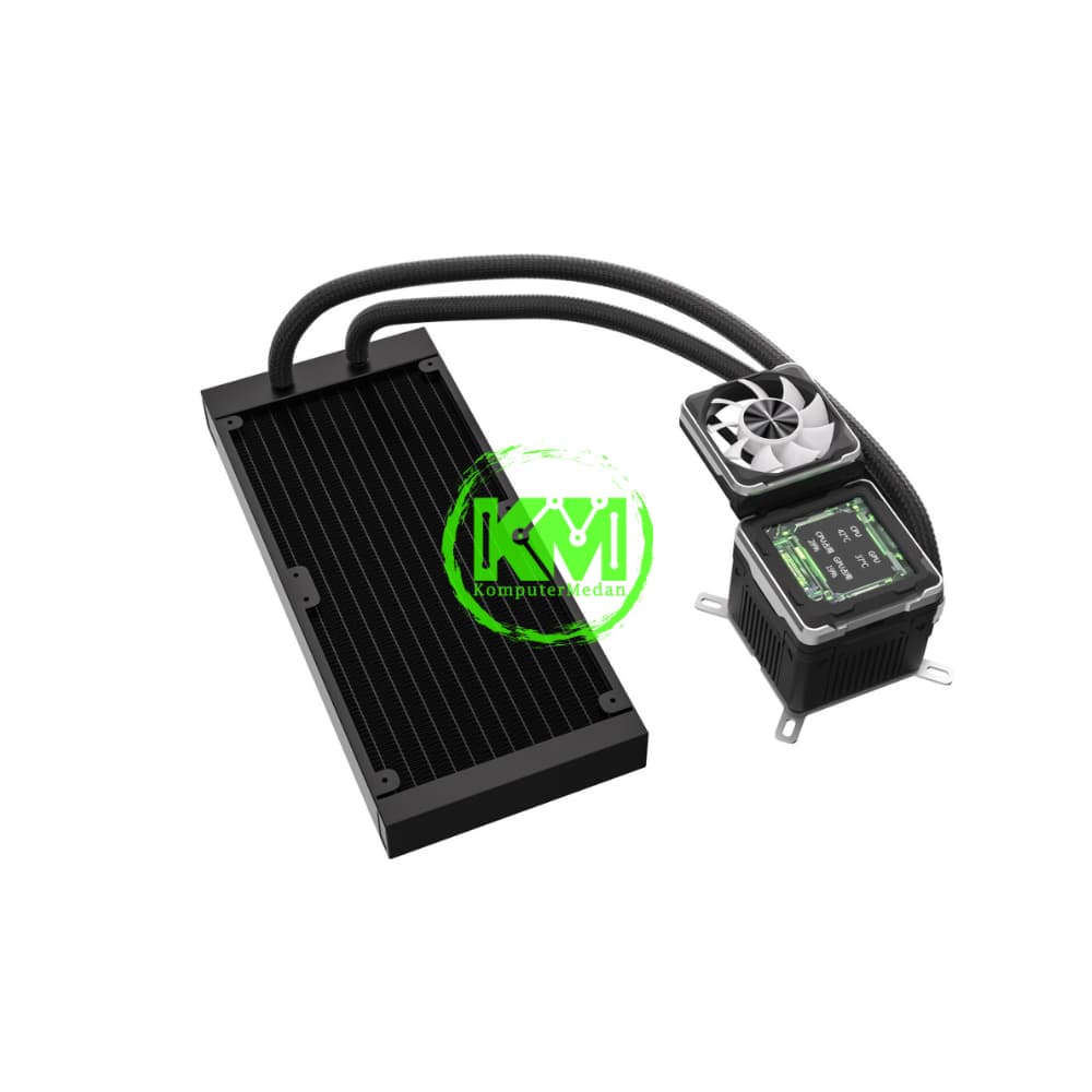 FPMAX ICECORE L240 ARGB BLACK DISPLAY LCD FAN PROCESSOR - Image 3