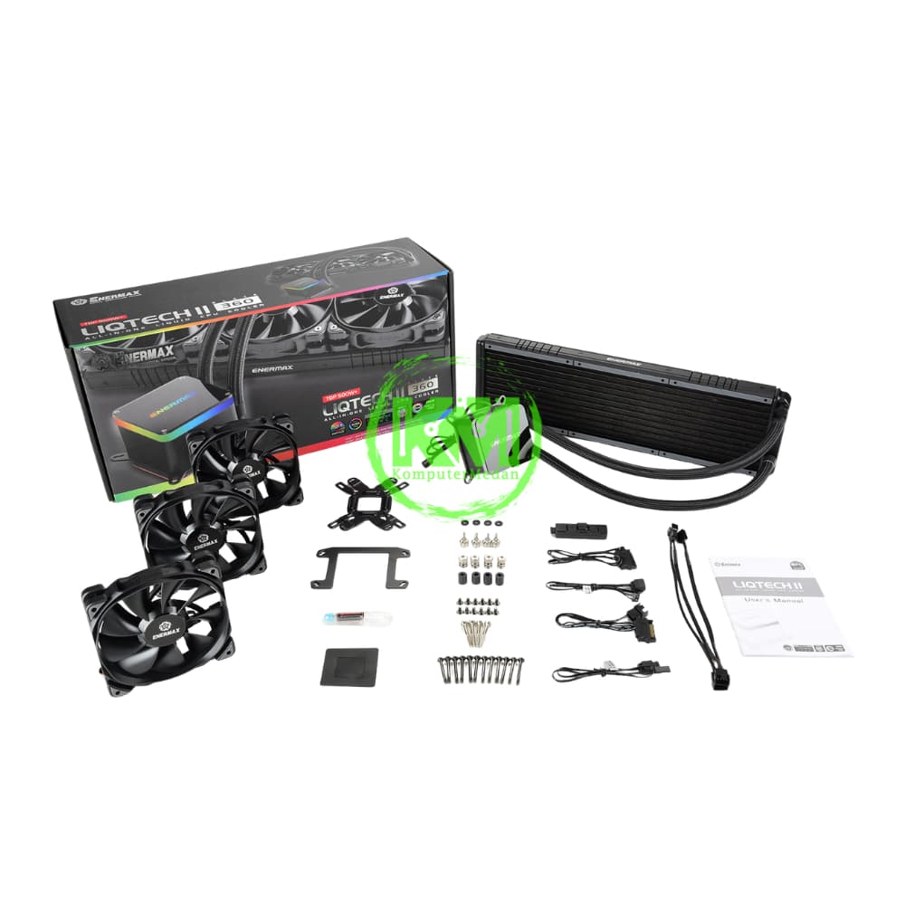 ENERMAX LIQTECH II 360 ARGB AIO BLACK FAN PROCESSOR - Image 5